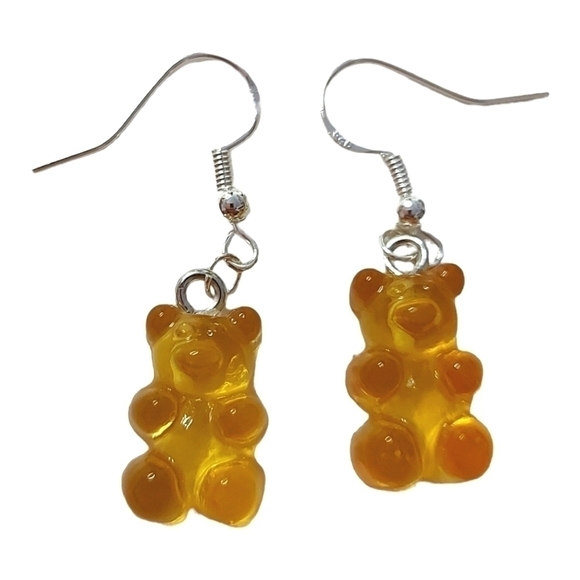 Handmade Gummy Bear Themed Earrings - Picture 3 of 3